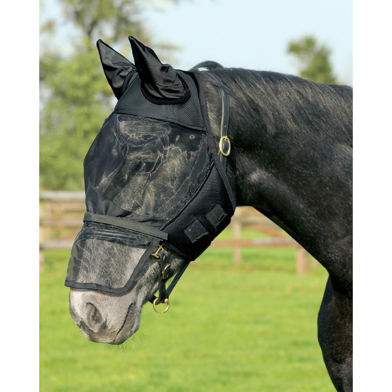 QHP Fly Mask with detachable nose flap