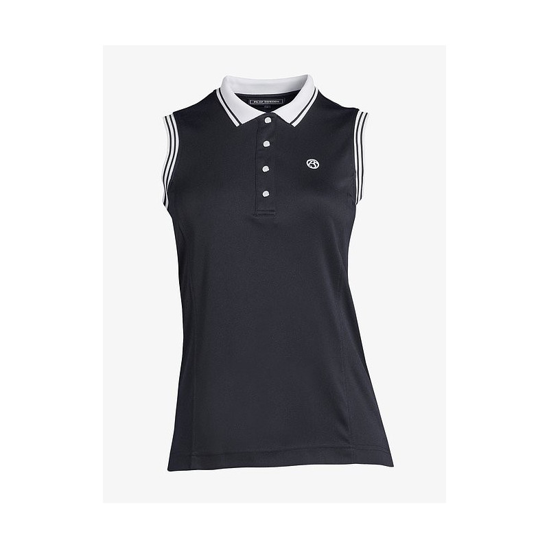 PS of Sweden Sleeveless Polo shirt, Minna, Navy