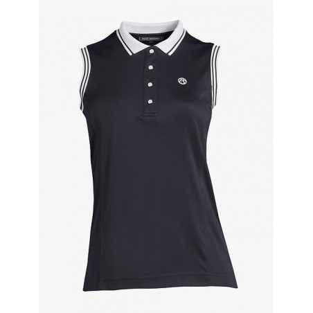 PS of Sweden Sleeveless Polo shirt, Minna, Navy