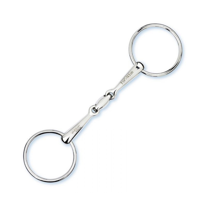 Stübben Easy Control Loose Ring Snaffle, double broken