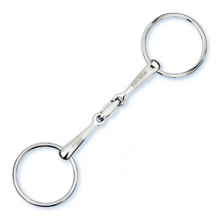 Stübben Easy Control Loose Ring Snaffle, double broken