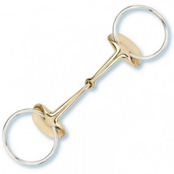 Stübben Golden Wings Snaffle Bit single jointed