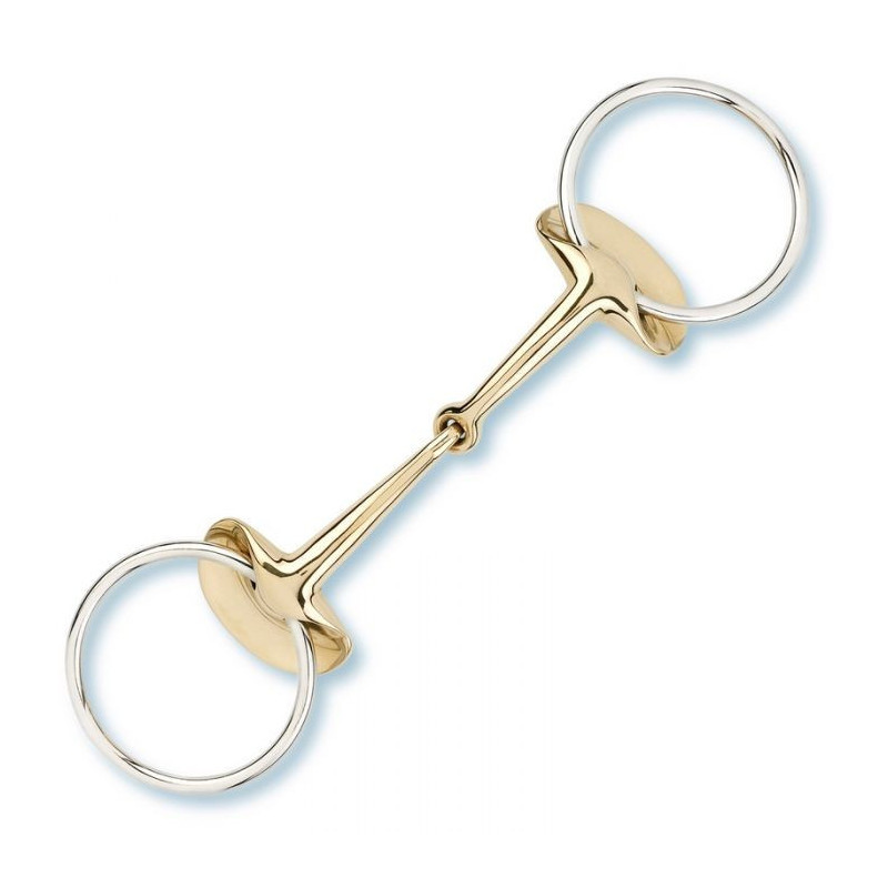 Stübben Golden Wings Snaffle Bit single jointed