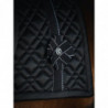 Saddle Pad Dressage Boutique Bow, Black