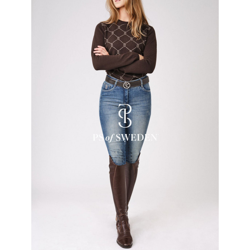 PS of Sweden ELLIE Jeans Breeches, Blue Denim