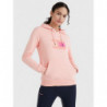 TOMMY EQUESTRIAN HOODIE WITH LOGO APPLICATION STYLE SUNSET PEACH