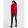 TOMMY EQUESTRIAN HOODIE WITH LOGO APPLICATION STYLE PRIMARY RED