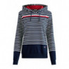 TOMMY EQUESTRIAN HOODIE STRIPED STYLE DESERT SKY