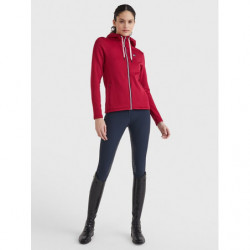 TOMMY EQUESTRIAN TRAINING JACKET COLOR BLOCK ROYAL BERRY