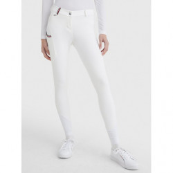 TOMMY EQUESTRIAN GRIP KNEE PATCHES BREECHES PERFORMANCE TH OPTIC WHITE