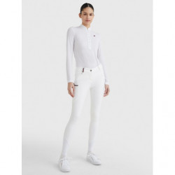 TOMMY EQUESTRIAN GRIP KNEE PATCHES BREECHES PERFORMANCE TH OPTIC WHITE