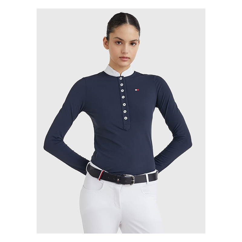 TOMMY HILFIGER EQUESTRIAN Show Shirt Long Sleeve DESERT SKY