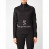 PS of Sweden Tiffany Zip Sweater - Power Femme, Black