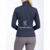 PS of Sweden Fleur Zip Sweater, Navy