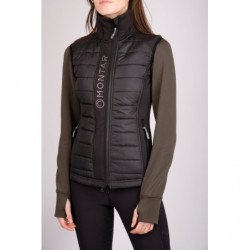 MONTAR Emma Quilt Bodywarmer - Black