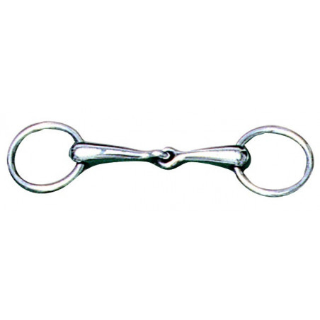 Snaffle bit 2 piece