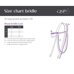 QHP Show Bridle Luxe