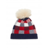 Tommy Hilfiger CHECK KNIT POM POM BEANIE