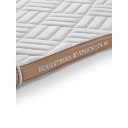 Equestrian Stockholm Dressage Saddle Pad Modern White