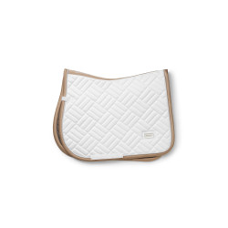 Equestrian Stockholm Jump Saddle Pad Modern White