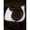 Equestrian Stockholm Jump Saddle Pad Modern White