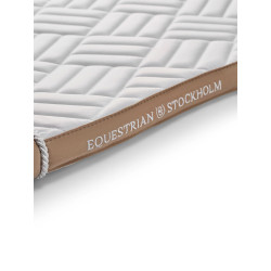 Equestrian Stockholm Jump Saddle Pad Modern White