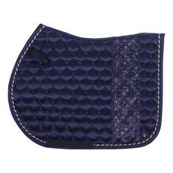 QHP Rosa Navy Saddle Pad