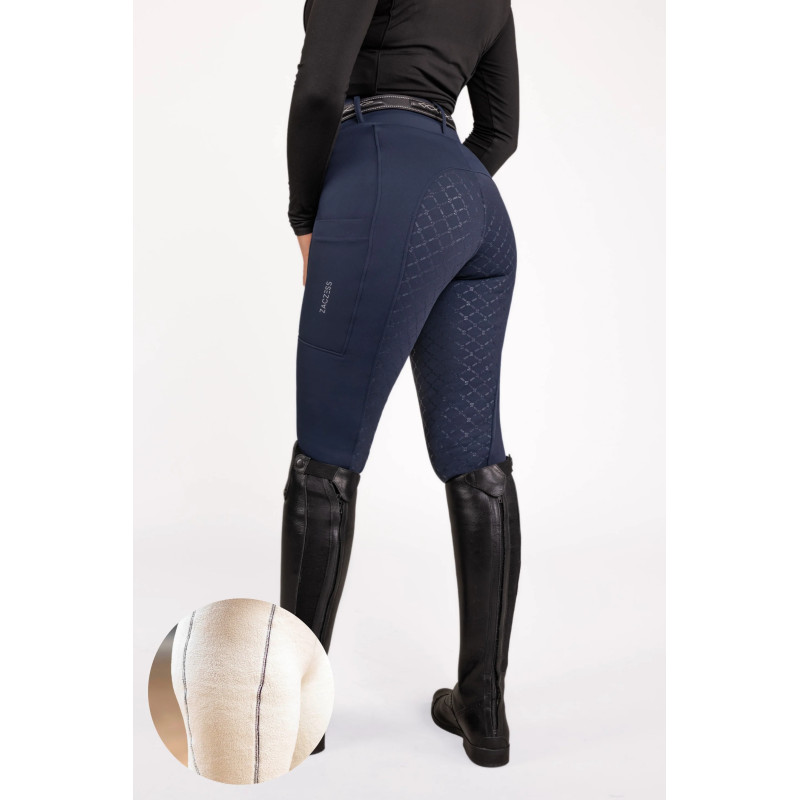 ZacZess Teddy Winter Leggings Navy