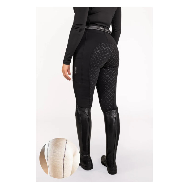 ZacZess Teddy Winter Leggings Black
