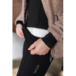 ZacZess Teddy Winter Leggings Black